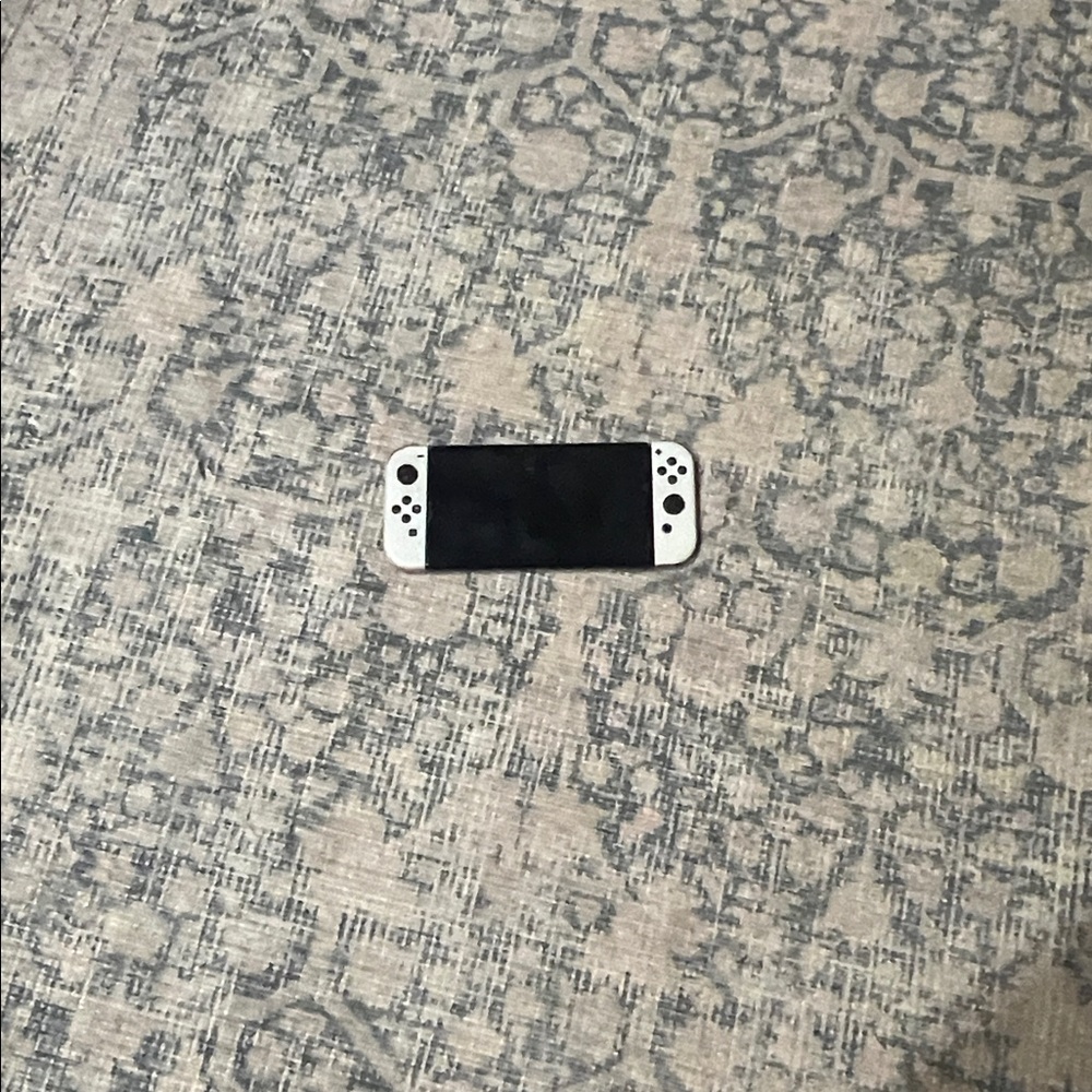 White Handheld Gaming Console